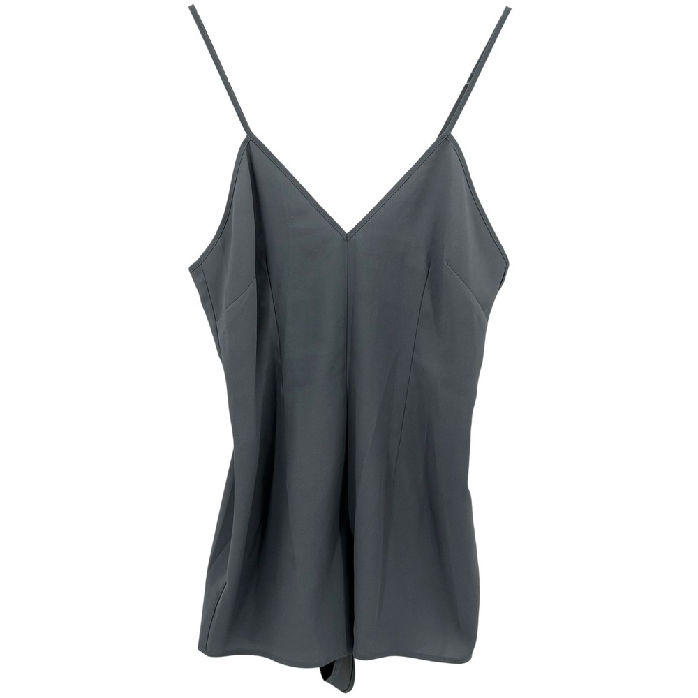 Alice McCall Romper Womens 6 Gray Dream Believer Playsuit Lining V-Neck Sheer